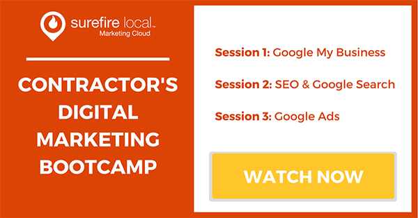 Contractor's Digital Marketing Boot Camp [Contractor Marketing Webinar]