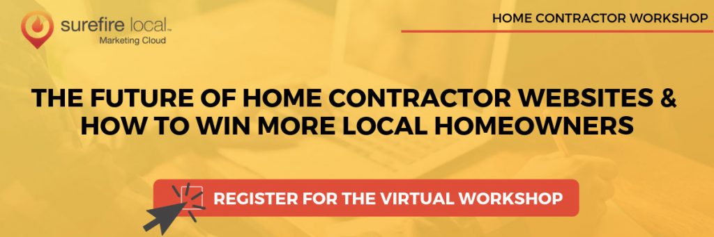 Register for Surefire Local's Webinar - The Future of Home Contrator Websites