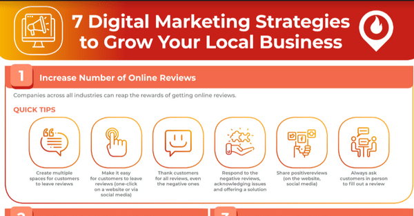 [Infographic] 7 Digital Marketing Strategies to Grow Your Local Business