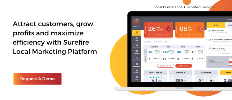 Request a Demo of the Surefire Local Marketing Platform