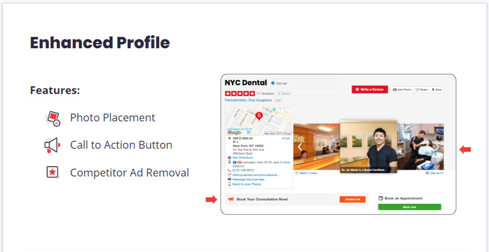 Yelp Marketing Strategy - Enhanced Yelp Profile Features