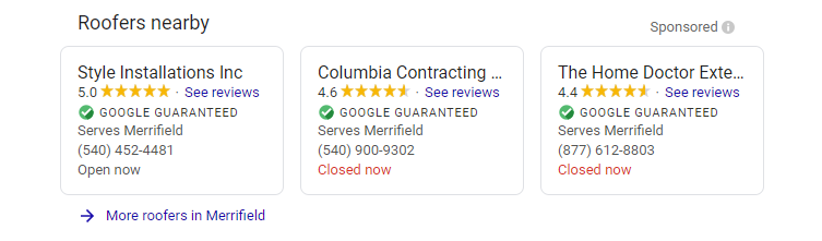 Google Search Local Service Ads