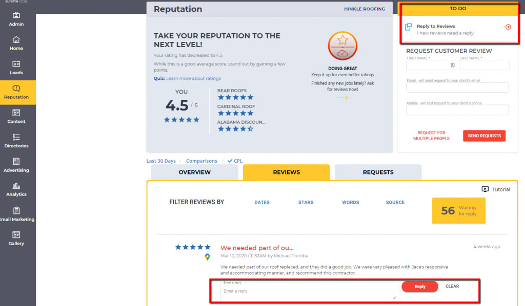 Marketing Tactic Respond to Reviews