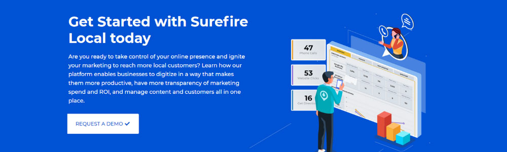 Request a Demo of the Surefire Local Marketing Platform