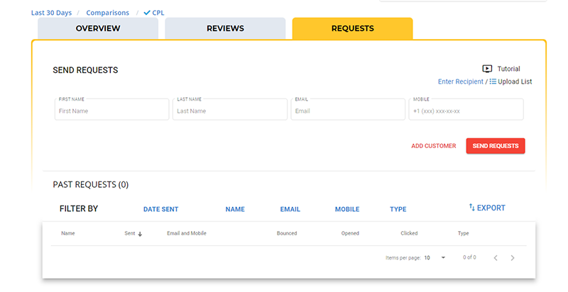 Surefire Local Marketing Platform review requests