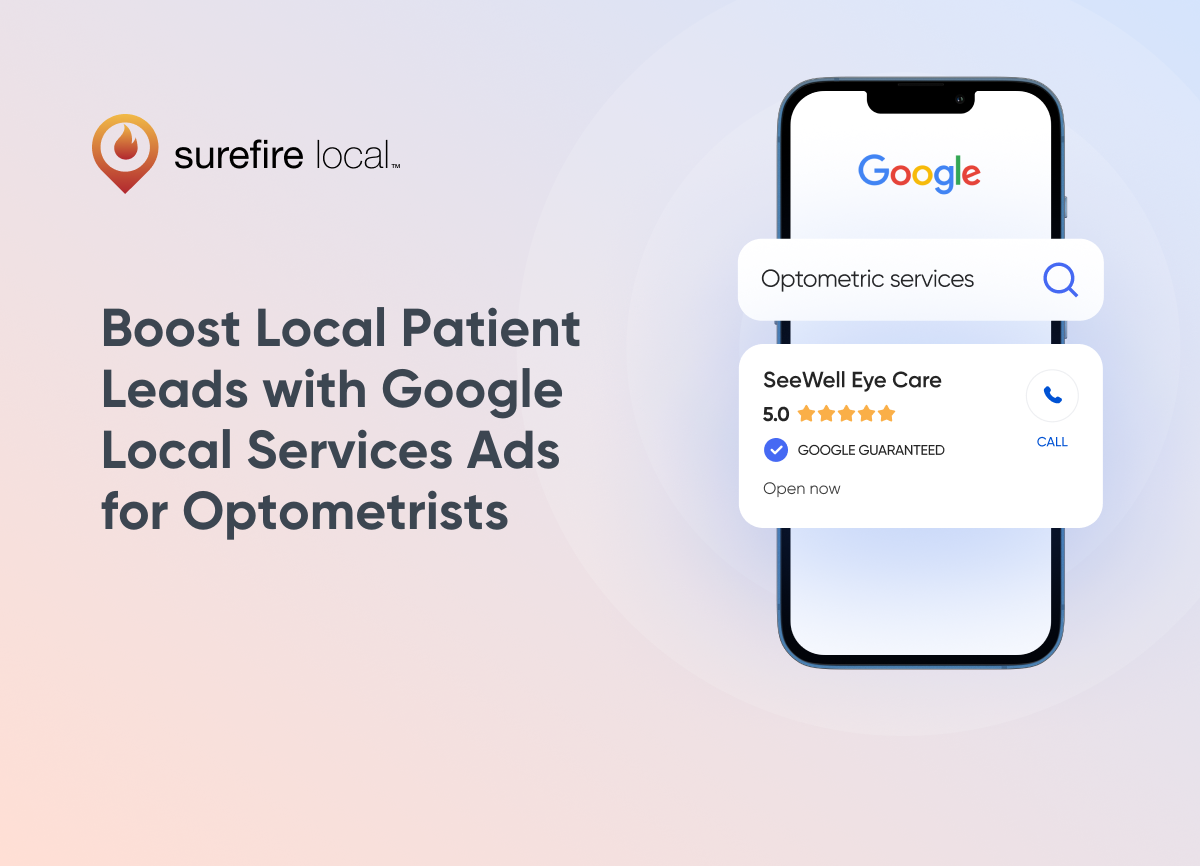 Healthcare Boost Local Patient Leads with Google Local Services Ads for Optometrists Healthcare Boost Local Patient Leads with Google Local Services Ads for Optometrists